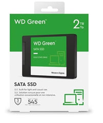 Western Digital WD Green SATA 1TB, Up to 545MB/s, 2.5 Inch/7 mm, 3Y Warranty, Internal Solid State Drive (SSD) (WDS100T3G0A)