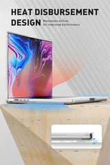 YellowCult Premium Crystal Clear Hard Shell MacBook Cover 13.3 inch Case Compatible MacBook Pro M2 2025, 2024, 2023, 2022-16 Model M1 A2338 A2251 A2289 A2159 A1989 A1708 A1706 Transparent