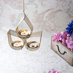 The Purple Tree Aluminium Hanging Butterfly Tealight Candle Holders Combo Pack (Pack of 4)