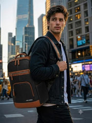 FUR JADEN Laptop Backpack With 15.6 Inch Laptop Compartment | Water Resistant For College School Work for Men & Women | With USB Charging Port