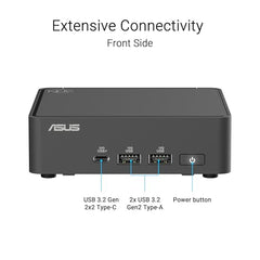 ASUS NUC 15 Pro Barebone Kit | Agent Computer, DIY Mini PC, 3Y Warranty