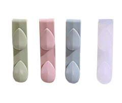 SYGA 4 Pieces Plastic Drawer Hooks/Hangers for Kitchen Drawer, Door, Window (Random Color), Pink
