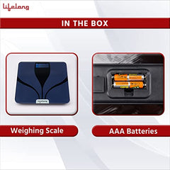 Lifelong Bloom LLWS54 Body Weighing Scale (Indian Cultural Series - Rajasthan Rural)|Digital Weight Machine for Body Weight|Thick Tempered Glass with LCD Display|Bathroom Weighing Scale (Multicolor)
