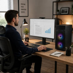 Core i7 Desktop Computer PC | Core i7-4770 3.40Ghz| 16GB RAM | 512GB SSD | 5G WiFi & Bluetooth | HDMI, VGA, Ethernet | USB 3.0 | Windows 11 Pro & Office 24 Installed | 2 Year On-Site Warranty