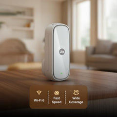 JioExtender JE6000 AX3000 Wi-Fi 6 Mesh Range Extender | Up to 3000 Mbps