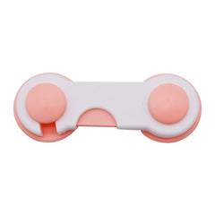 SYGA 8 Pcs Baby Safety Locks | Child Proof Cabinets, Drawers, Appliances, Toilet Seat, Fridge and Oven | Tools Not Required | Uses Dual Adhesive Tape and Latch System (Pink)