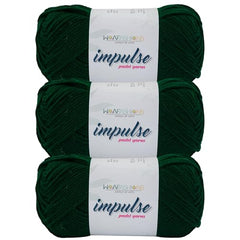 WOAFASHIONS - World of Arts Impulse Hand Knitting & Crochet Yarn, Premium Acrylic, 4 : Medium (Anchor Grey) (100gms / 3.5oz / 200mtr / 218yds)