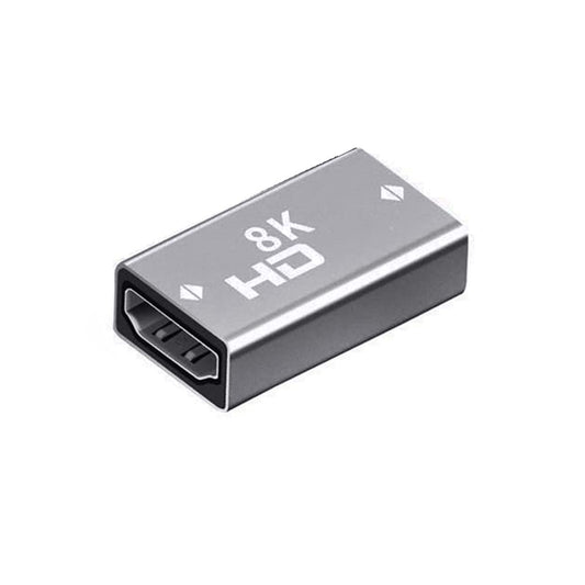 SYGA HDMI Female to Female HDMI Coupler Extension Adapter 4K HDMI Extender HDMI Coupler, Support 3D 4K 8K PC TV Projector (Grey)