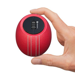 Portronics ToadPlay Cricket Mini Wireless Bluetooth Mouse with Dual Wireless Connectivity (BT + 2.4 GHz), Rechargeable Battery, Noise-Free Clicking, Multi-Device Pair, Adjust Sensitivity (Red)