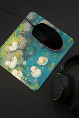 ESSENSI Mouse Pad for Laptop & Desktop | 9x7 Inch Anti-Fray Stitched Edges | Non-Slip Rubber Base | Desk Setup Accessory for Students, Gamers & Professionals (Big Things)