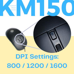 HP KM120 Wired Mouse and Keyboard Combo (AB3D0AA)