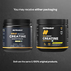 Nutrabay Pure Series Micronised Creatine Powder Monohydrate, Pre/Post Workout Bodybuilding, Crossfit Supplement, 250 g (Unflavoured)
