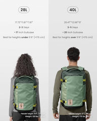 Navigator-T66 Liteway Travel Backpack 43.18 cm(17 Inch)/40L-Olive Green