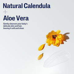 Cetaphil Baby Wash & Shampoowith Organic Calendula,Tear Free, Paraben, Colorant and Mineral Oil Free, 400ml
