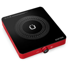 CÜRAA IndiePro Induction Stove | 6kV Surge Protection | 2100 W Induction Chulha | Rotary Knob Control | Timer Function | Incremental Heat Adjustment | 2 Year Warranty