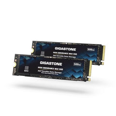 Gigastone 【NAS Certified】 High Endurance M.2 SSD 2TB (2-Pack) for Data Cache and Fast Boot, NVMe PCIe Gen3 Up to 2600MB/s, TLC Flash with SLC Caching, 24/7 Reliable for Gaming/PC/NAS, 5-Year Warranty