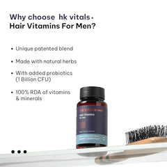 hk vitals Hair Vitamins + DHT Blocker, 2 x 30 Tablets
