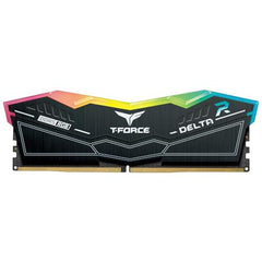 TeamGroup T-Force Delta RGB 16GB 6000MHz (6000MT/s) CL38 Black DDR5 Desktop Gaming Memory, Metal Heatsink, ARGB Sync, ECC, XMP 3.0/EXPO, Compatible With Intel/AMD CPU, High Performance Low Latency RAM