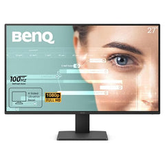 BenQ GW2491 24inch (60.45 cm) FHD IPS Eye-Care Monitor|100Hz| 99% sRGB| 1920x1080| HDMI| DisplayPort| Ultra Slim Bezel| TUV-Certified| Flicker-Free|B.I.| Low Blue Light Plus (Black)