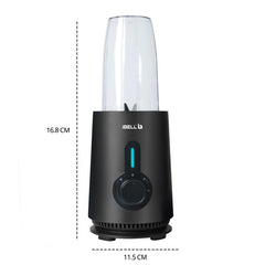 iBELL NUTRIMAX500X Nutri Blender - Smoothie Maker with 5 Jars, 2 Blades, 2 Year Warranty, 3 Modes, 600 Watts, 24000RPM, 100% Copper Motor with 5 Jars and SS Blades (Black)