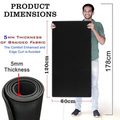 Storite 900x400x2mm Extended Gaming Mouse Pad, Desk Mat, Black | Stitched Embroidery Edges, Water Resistance Coating, Natural Non Slippery Rubber Base, For Laptop/Computer