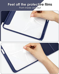 ProElite Case Cover for Apple iPad (A16) 11th/10th Generation (2025/2022), Transparent case Cover with Pencil Holder for iPad 11th/10th Gen 2025/2022, Grey