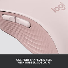 Logitech Signature M650 Wireless Mouse - for Small to Medium Sized Hands, 2-Year Battery, Silent Clicks, Customisable Side Buttons, Bluetooth -Graphite