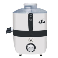 Starly Promax 500 Watts Juicer Mixer Grinder | Stainless Steel Blades | Shockproof Body with Overload Protection | Safety Locks | Fresh Fruit & Vegetable Juice in Seconds | 2-Year Warranty (White)