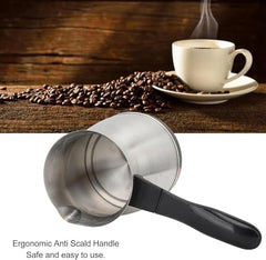 ARROM Elegant Electric Turkish Coffee Maker, 600ml Stainless Steel Kettle, Tea, Cofee, Milk, Melted Butter, Water Boiler with Power Switch, Cofee Maker Pot