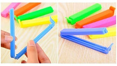 SYGA Colorful Set of 5Pcs Seal Clips Plastic Food Snack Bag Pouch Clip Sealer for Keeping Food Fresh for Home Kitchen
