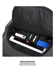 FUR JADEN Laptop Backpack With 15.6 Inch Laptop Compartment | Water Resistant For College School Work for Men & Women | With USB Charging Port