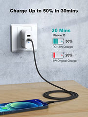 CableCreation Lightning to USB Data Sync Cable [MFi Certified] 0.5 FT