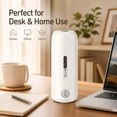 Portable Mini Electric Kettle 400 ml Travel Water Boiler with Fast Heating Function, Compact Hot Water Maker for Tea, Coffee & Milk, Electric Flask for Office, Home, Hotel and Camping