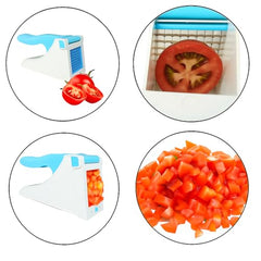 Mylofit French Fry Chipser – Heavy-Duty Vegetable Chopper & Cutter for Kitchen | Unbreakable Body with Stainless Steel Blades | Potato, Onion, Carrot, Salad & – Multipurpose Kitchen Tool