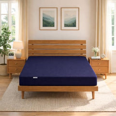 MY ARMOR Waterproof Mattress Protector King Size, 78x72, 6.5x6 feet, Double Bed Protector Sheet Cover, Breathable and Hypoallergenic Ultra Soft Fitted Terry Cotton Feel Fabric, Elastic Skirting, Grey