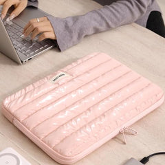 House of Quirk Laptop Sleeve Bag 13-14 Inch | Fashion Waterproof Soft Laptop Sleeve Case for Women & Girls | Lightweight Protective Computer Bag for Office, School & Travel (Purple)