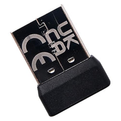 NoirVogel New USB Dongle Unifying Receiver for Mouse and Keyboard Compatible for Any Logitech Product That Display The Unifying Logo (Orange Star, Connects up to 6 Devices)