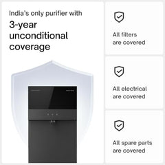 Native M3 Pro Water Purifier by Urban Company | Smartchoice | No Service for 3 Years, Unconditional Warranty | Stainless Steel Tank | 10-Stage RO+UV+100% Mineralization | Real-time Tracking