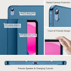 JETech Case for iPad (A16) 11th/10th Gen, Navy Blue