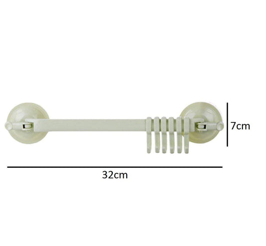 SYGA Strong Suction Cup Lock Button Type Kitchen Bathroom Hanging 6 Hooks for Wall Corner Mounted Hanger Holder Household Supplies_Green