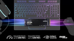 Samsung 980 SSD 1TB PCle 3.0x4, NVMe M.2 2280, Internal Solid State Drive, Storage for PC, Laptops, Gaming and More, HMB Technology, Intelligent Turbowrite, Speeds of up-to 3,500MB/s, MZ-V8V1T0B