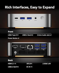 ACEMAGICIAN M1 Mini PC AMD Ryzen 7 6800H 32GB DDR5 1TB PCle SSD Mini Computers (8C/16T, up to 4.7GHz), Windows 11 Pro Radeon 680M 4K Triple Display Desktop Computers 3.2Type-C/LAN 2.5G/BT5.2/WiFi 6