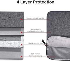 Dynotrek Protector 11.6-12.9 inch Tablet Laptop Sleeve, Denim Grey