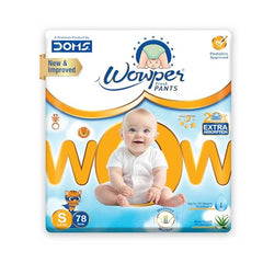 Wowper Easy Pants Baby Diaper | Medium Size Diapers | Diapers with Wetness Indicator | Upto 12 Hrs Absorption | 7-12 Kg | 34 Counts