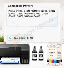 Trendvision GI-71 Combo Ink Bottle - Compatible with Canon PIXMA G1020, G2020, G2020 NV, G2021, G2060, G3020, G3020 NV, G3060 Printers