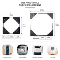 ZOLMIX Sturdy Premium Stainless Steel Washing Machine Stand for Top Load