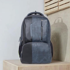 HOT SHOT BAGS VINTAGE SERIES 1396 32L FAUX LEATHER WATER RESISTANT Trolly sleeve LAPTOP BACKPACK|MEN & WOMEN | OFFICE BACKPACK | COLLEGE BACKPACK