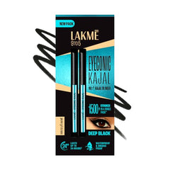 Lakme 9-5 Eyeconic Kajal, Classic Brown, Smudgeproof and Waterproof that lasts upto 24H, for 2x dark pigment, 0.35g