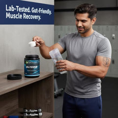 Pure Nutrition Glycine Powder | L Glycine Supplements | Amino Acid Supplement for Muscle Health, Skin, Calmness, Sleep, Relaxation Support & Recovery | Nutraceutical - 200g | Unflavored