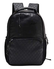 F Gear CEO Brown 25L Medium Laptop backpack Fits upto 16" Laptop faux Artificial Leather Water resistant lightweight, Gifts for Men Women Boys Girls Adults, College/School/Tuition/Travel Bag